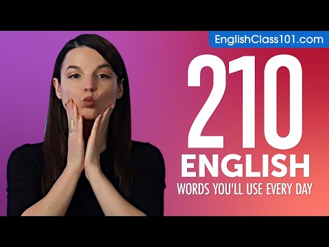 210 English Words You'll Use Every Day - Basic Vocabulary #61