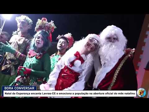 Natal da Esperança encanta Lavras-CE e emociona a população na abertura oficial do mês natalino
