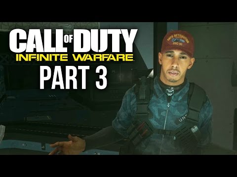 CALL OF DUTY INFINITE WARFARE Gameplay Walkthrough Part 3 - LEWIS HAMILTON (Campaign)