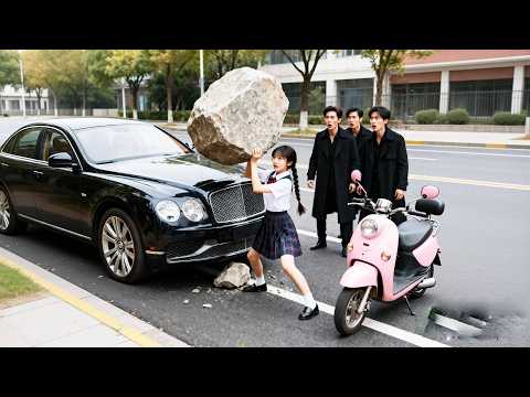 女孩一隻手搬起千斤重的石頭，路過的3個大佬一眼認出這是自己的小妹，得知她在夫家受盡委屈，立刻將她接回豪門，讓渣男一家付出代價！#短劇 #短劇推薦 #drama #愛情 #逆襲 #都市