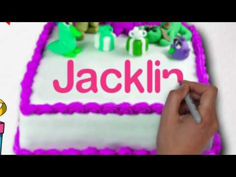 Jacklin | Happy Birthday Jacklin || Happy Birthday To You !!