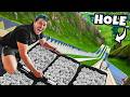 2000 Golf Balls Vs. Olympic Ski Jump! Can We Get A Hole In One?