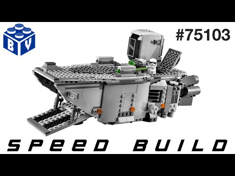 Vidéo LEGO Star Wars 75103 : Le transporteur du Premier Ordre