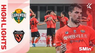 Download lagu [5Min H/L] K LEAGUE 1 R28 Ganwon vs Pohang mp3
