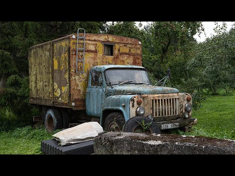 Starting GAZ-52 (Straight Six Engine) After 16 Years + Test Drive