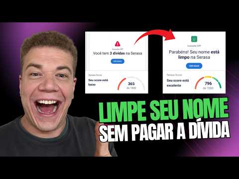 COMO LIMPAR O NOME SEM PAGAR A DÍVIDA - 3 FORMAS COMPROVADAS PARA 2025