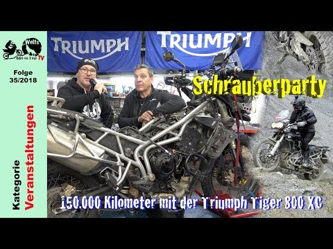 150.000 Kilometer mit der Triumph Tiger 800 XC | Schrauberparty beim Ossimoto