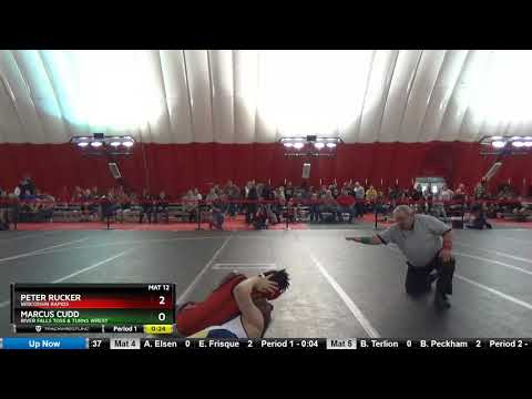Cadet 195 Peter Rucker Wisconsin Rapids Vs Marcus Cudd River Falls Toss