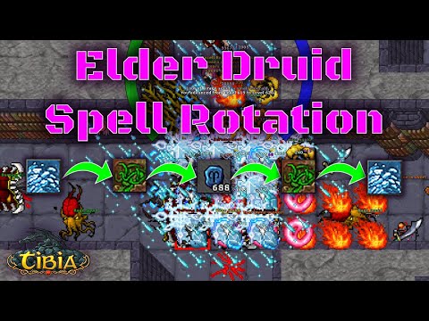 Elder Druid Spell Rotation Tutorial - Tibia 2021