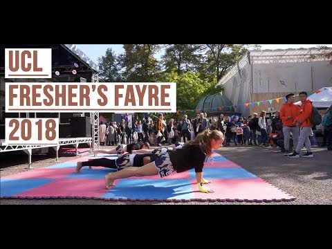 UCL Fresher's Fayre 2018 (vlog part1)