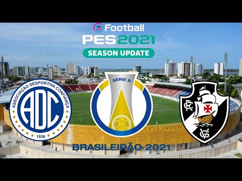 CONFIANÇA X VASCO - BRASILEIRÃO SÉRIE B - 28ª RODADA 03/10/21 [PES 2021]