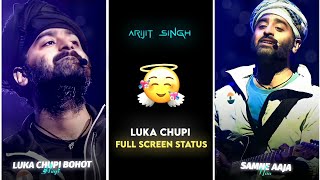 Luka Chupi Arijit Singh Status 🥀 Nam Reh Jayega | Arijit Singh | Full Screen 4k WhatsApp Status ❣️