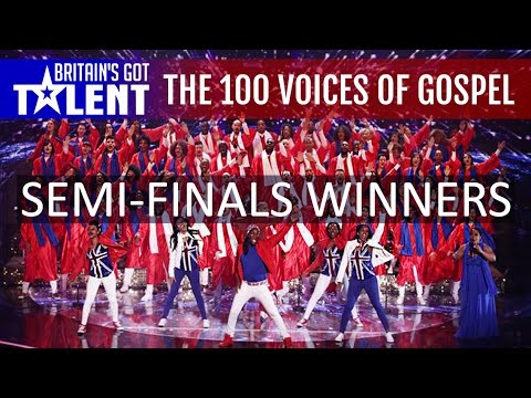 Britain's Got Talent 2016 Semi Final Winners | The 100 Voices Of Gospel - Gospel Pour 100 Voix