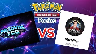 THROWBACK BATTLE! POKEMON TCG POCKET ME VS @bbchillen