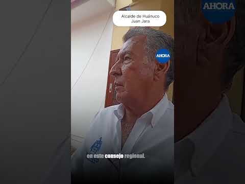🏛️ Juan Jara, alcalde provincial de Huánuco,