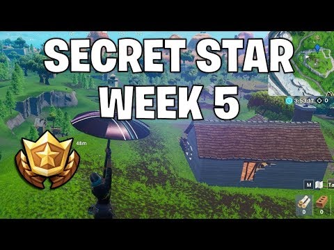 Fortnite Season 10 Week 5 Secret Battle Pass Star Location
