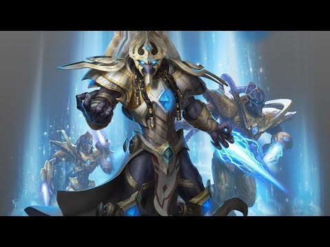 Artanis vs Alarak in Killing motherships (SC2 Direct Strike Commanders)