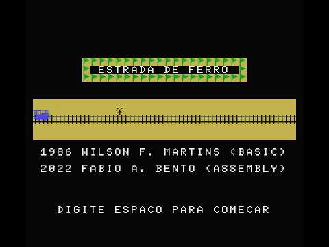 Estrada de Ferro (1986, MSX, Wilson F. Martins)