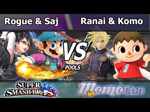 MVG|RoguePenguin & TA|Saj vs. 2GG|Komoriki & 2GG|Ranai - Wii U Doubles Pools - Momocon 2017