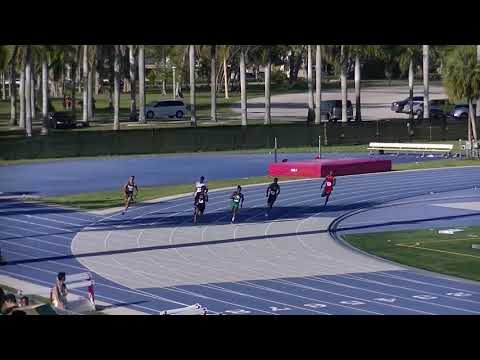 Boys 200 Meter Dash Heat 14 Prelim Sam Burley Hall of Fame - 3/2/2019