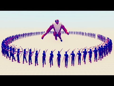 100x ARCHERS VS SECRET UNITS -CIRCLE #3 | TABS - Totally Accurate Battle Simulator
