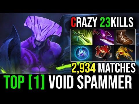 World Top 1 [Faceless Void] With 2,934 Matches Epic Crazy Chronosphere 23Kills By YX Dota 2 FullGame