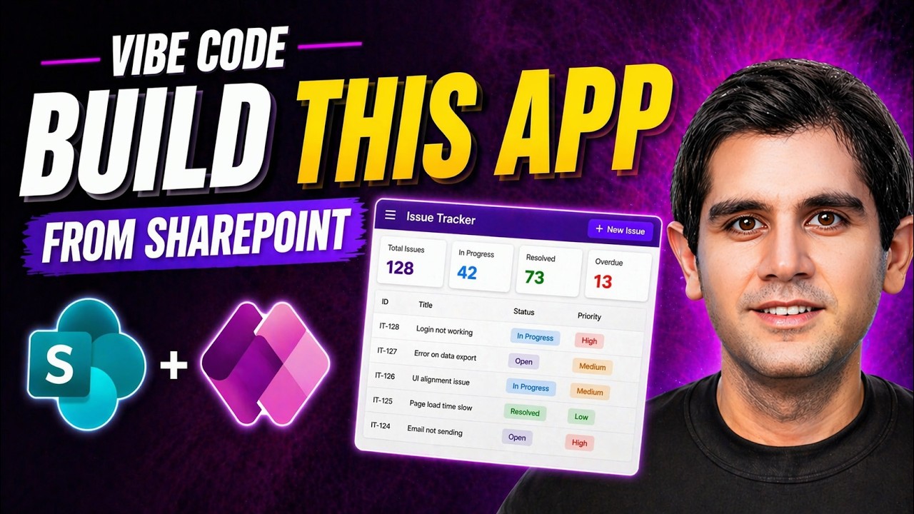 Power Apps Vibe + SharePoint Lists: Build a React App in Minutes 🤯