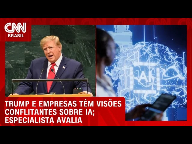 Trump e Xi têm visões opostas sobre avanço da IA | CNN AGORA