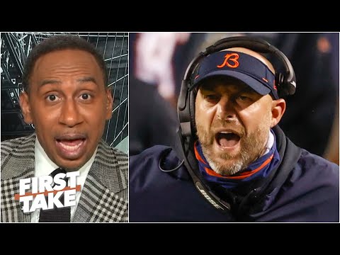 史蒂芬 A.：馬特·納吉換來換去魯比斯基和佛斯，毀了熊隊的賽季！| First Take (Stephen A.: Matt Nagy ruined the Bears' season by shuffling Trubisky & Foles | First Take)