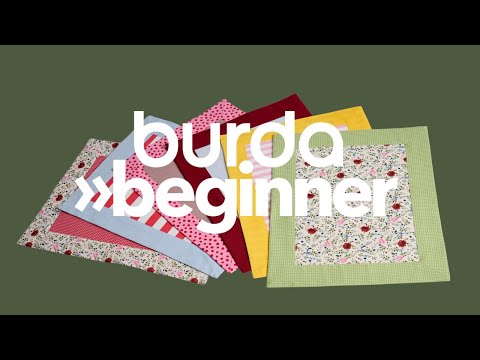 [Nähanleitung] burda beginner: Dein erstes Tisch-Set