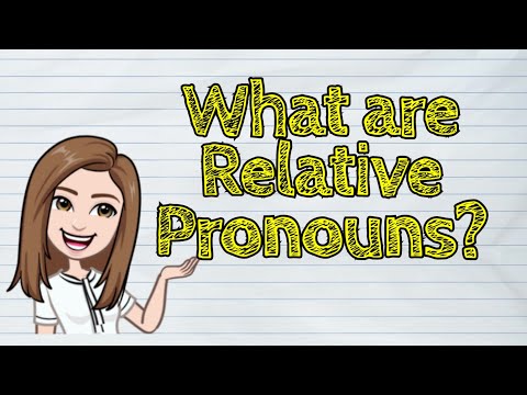(ENGLISH) What are Relative Pronouns? | #iQuestionPH