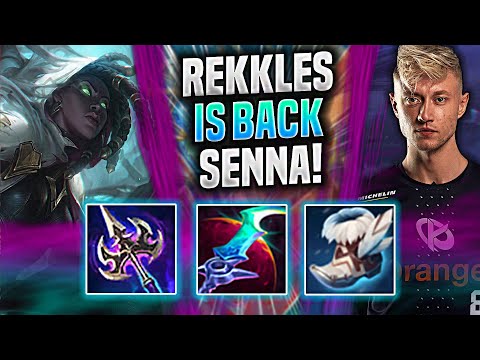 REKKLES BRINGS BACK SENNA IN SOLOQ! | KC Rekkles Plays Senna ADC vs Blitzcrank! | Season 2022