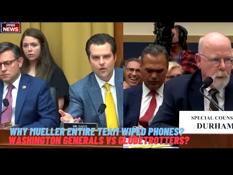 Why Mueller entire team wiped phones? Ever heard of Washington Generals vs Harlem Globetrotters?