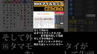 【競馬実況】NHKマイルC シャンパンカラー #shorts