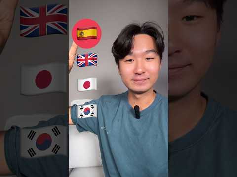 How many languages ​​do they speak? #language #Korean #Japanese #Spanish #English