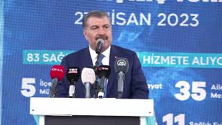 Konya’da hizmete sunduğumuz 83 Sağlık Tesisimizin açılışını gerçekleştiriyoruz.