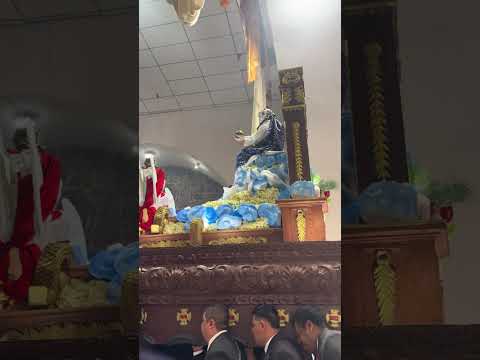Toque del silencio y señor sepultado de San Lucas procesión de la consagrada imagen señor sepultado 