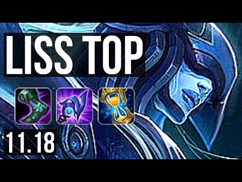 LISSANDRA vs ORNN (TOP) | 4.8M mastery, 1400+ games, 10/2/11 | KR Master | v11.18