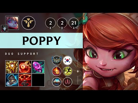 Poppy Support vs Zac - KR Challenger Patch 25.17
