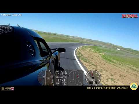 Borelli Motor Sports Presents on track at Thunderhill - 2012 Lotus Exige V6 Cup