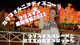【カリフォルニアディズニー】クリスマス最新情報2022