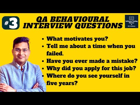 Software Testing Behavioral Interview Questions and Answers Part 1