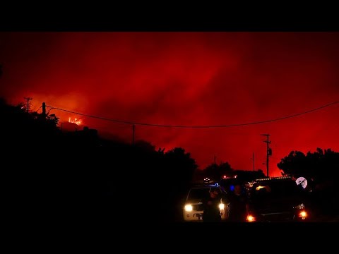 Hatalmas erdőtűz Kréta szigetén, a lakosok teljes pusztulásról beszélnek