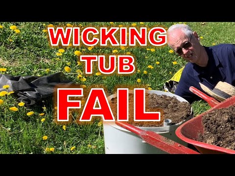 WHY DID OUR SELF-WATERING PLANTER FAIL!!! Wicking Tub Repair