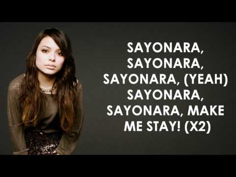 Miranda Cosgrove - Sayonara - Lyrics Video (HD)