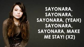 Miranda Cosgrove - Sayonara - Lyrics Video (HD)