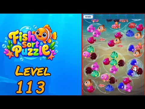 Fish Sort Puzzle Level 113 Walkthrough thumbnail