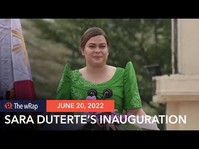 Davao’s first: Sara Duterte takes oath as 15th vice president