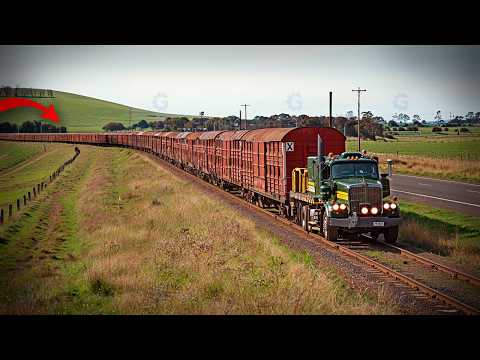 Why Is AUSTRALIA Replacing LOCOMOTIVES With TRUCKS? - HISTORY