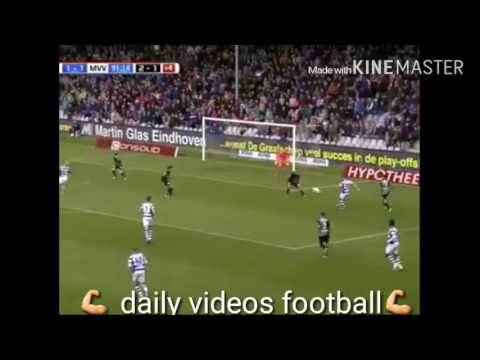 Karim Tarfi scores the beautiful goal against MVV Maastricht in Dutch League play (2-1)